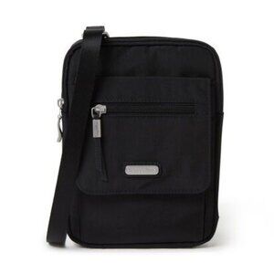 Baggallini Women's Far And Wide RFID Crossbody Bag in Black